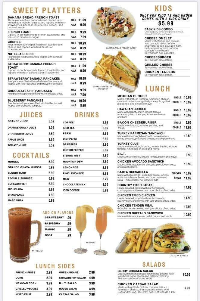 The Easy Egg Breakfest And Lunch - Haysville, KS menu_pic