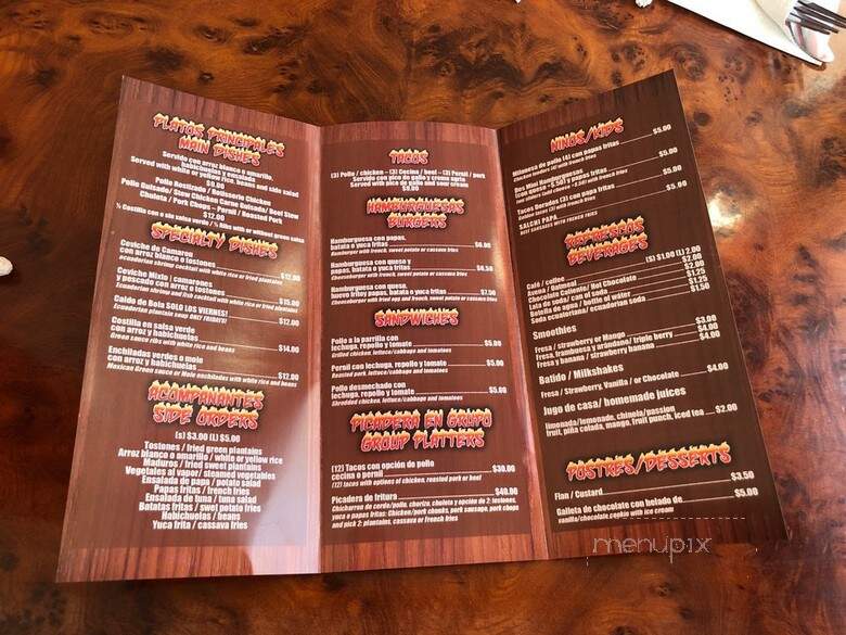 Sabor Latin Restaurant & Bakery - East Stroudsburg, PA menu_pic