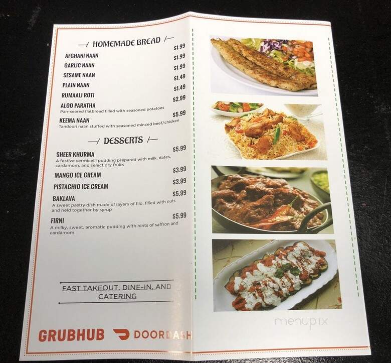 Bamiyan Kabob - Indianapolis, IN menu_pic