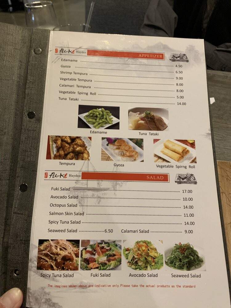 Fu-Ki - Hayden, ID menu_pic