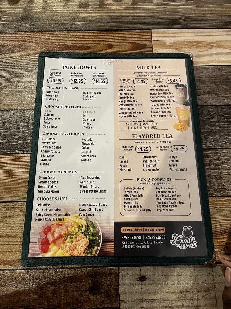 Exotic Sweets - Baton Rouge, LA menu_pic