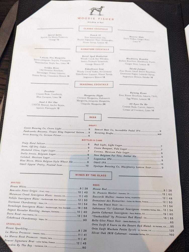 Woodie Fisher - Denver, CO menu_pic