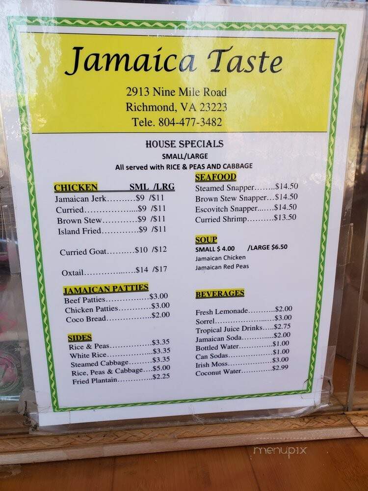 Jamaica Taste - Richmond, VA