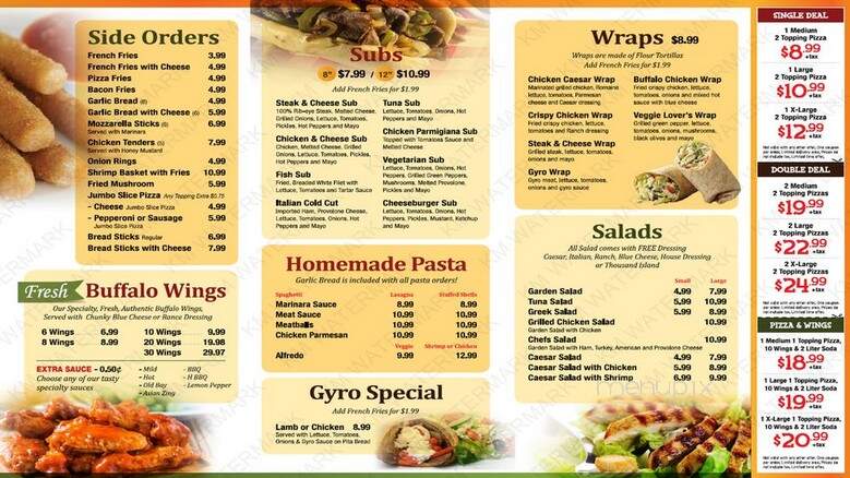 Spark Pizza DC - Washington, DC menu_pic