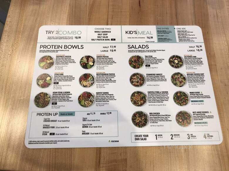 Cafe Zupas - Vernon Hills, IL menu_pic