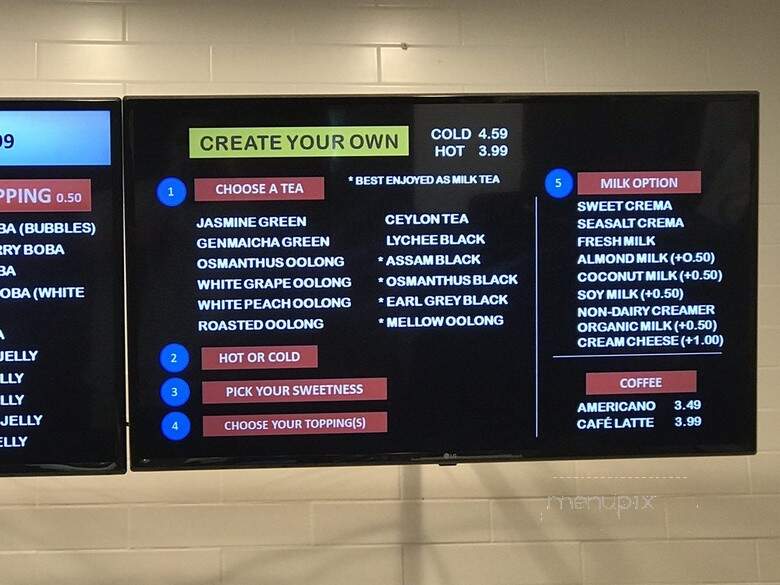 Kokee Tea - Lawrenceville, GA menu_pic