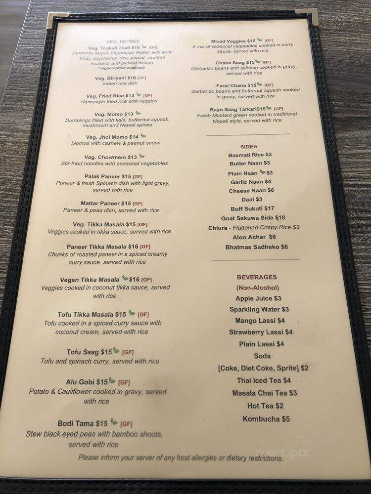 Zomsa - El Cerrito, CA menu_pic