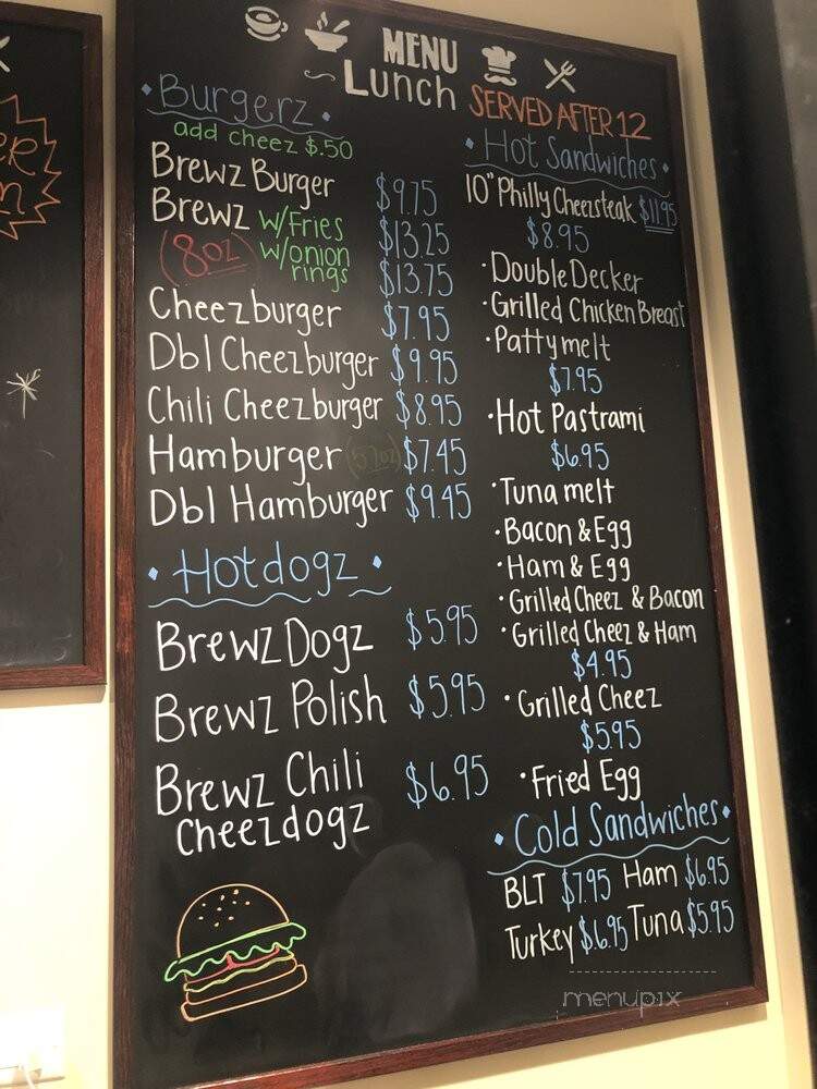 BrewZ Sports Cafe & Grill - Canoga Park, CA menu_pic