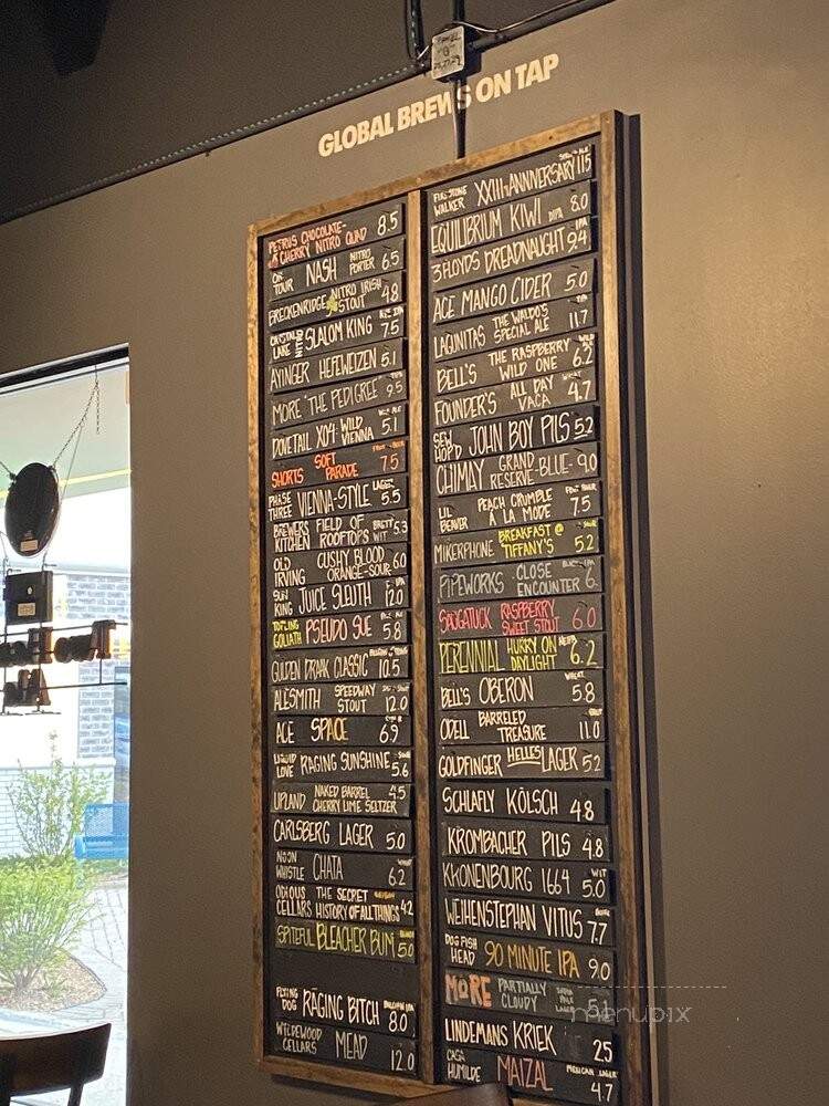 Global Brew Tap House - Schaumburg, IL menu_pic