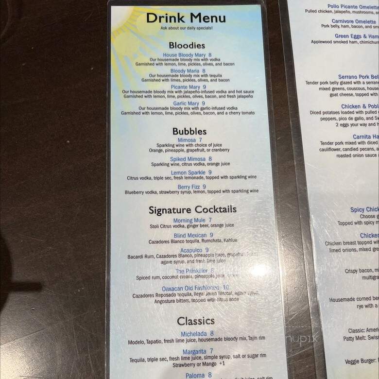 Orenda - Milwaukee, WI menu_pic