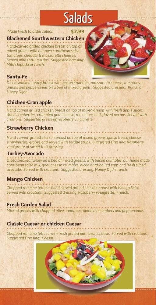 Rey's Cafe - Milwaukee, WI menu_pic