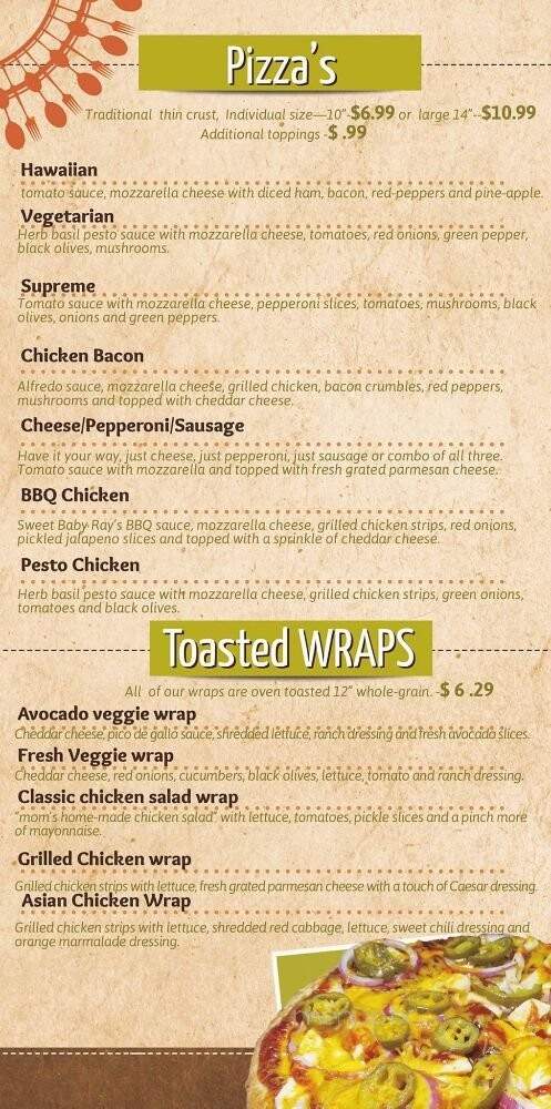 Rey's Cafe - Milwaukee, WI menu_pic