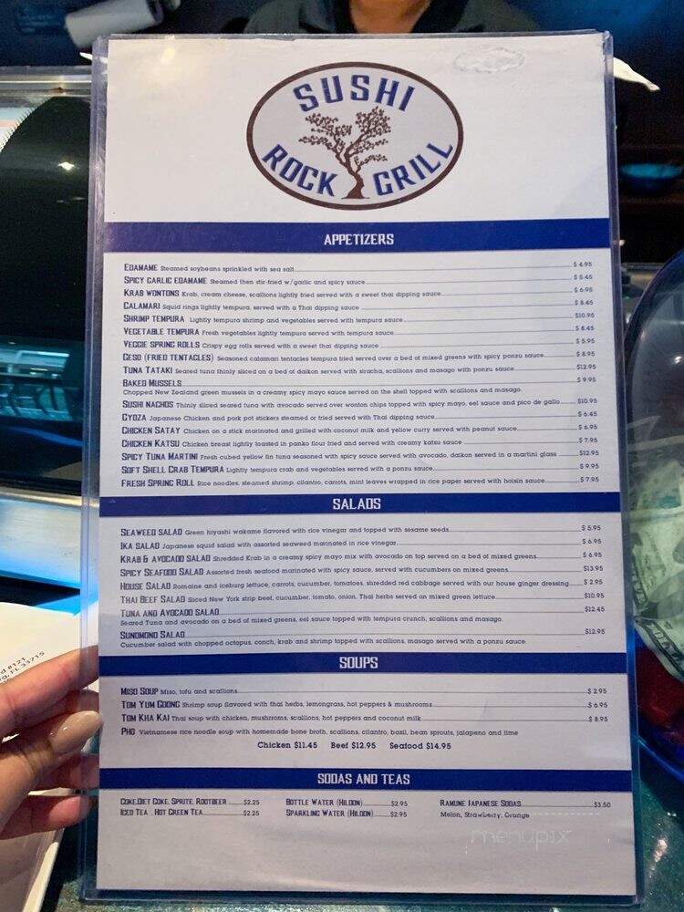 Sushi Rock Grille - St. Petersburg, FL menu_pic