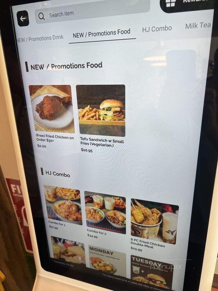 Hello Jasmine - Chicago, IL menu_pic
