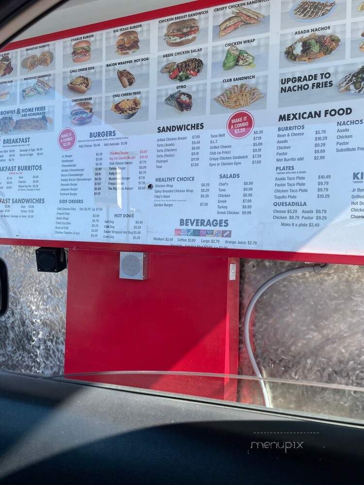 Charlie's Best Burgers - East Los Angeles, CA menu_pic