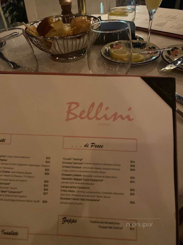 Bellini - Miami, FL menu_pic