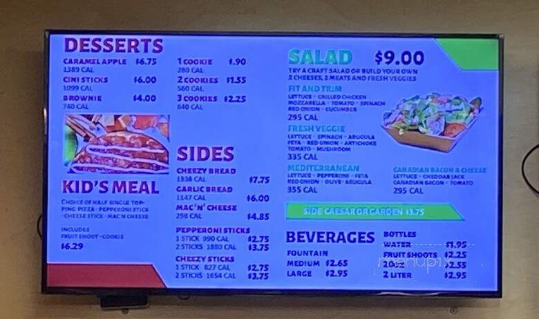Rapid Fired Pizza - Universal City, TX menu_pic