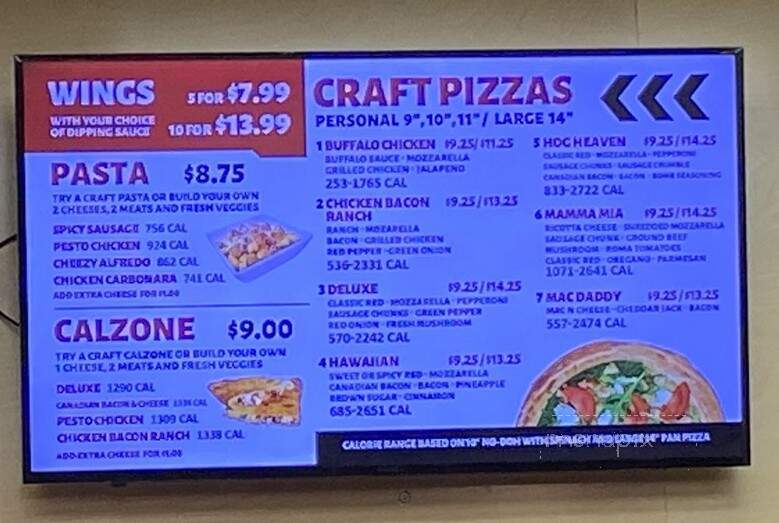 Rapid Fired Pizza - Universal City, TX menu_pic