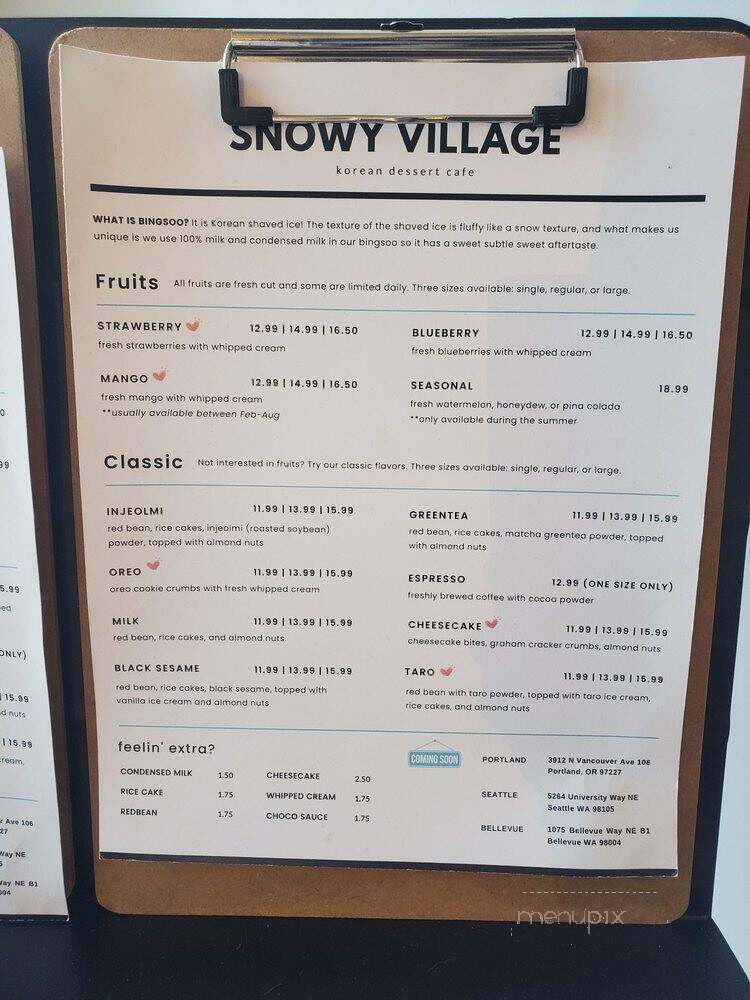 Snowy Village - Seattle, WA