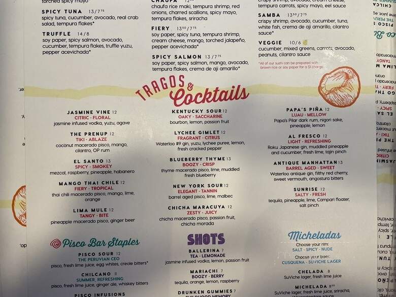 SuViche - Doral, FL menu_pic