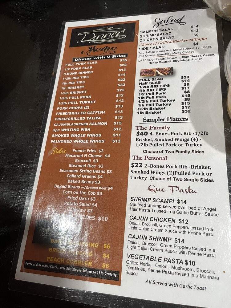 Whiskey Peach Pizza Bar - Riverdale, GA menu_pic