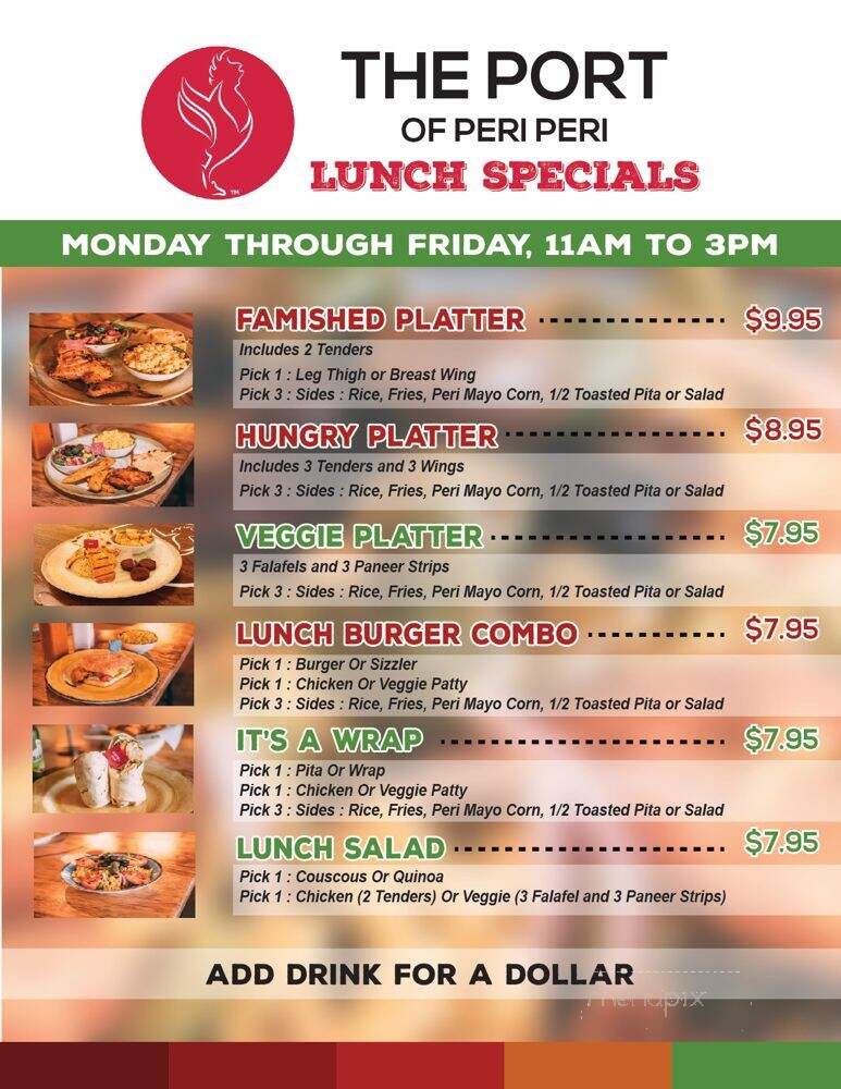 Porto's Peri Peri - Algonquin, IL menu_pic