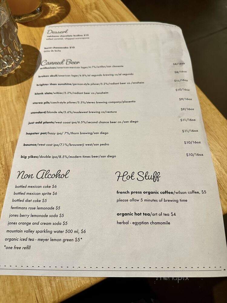 Folks - Costa Mesa, CA menu_pic