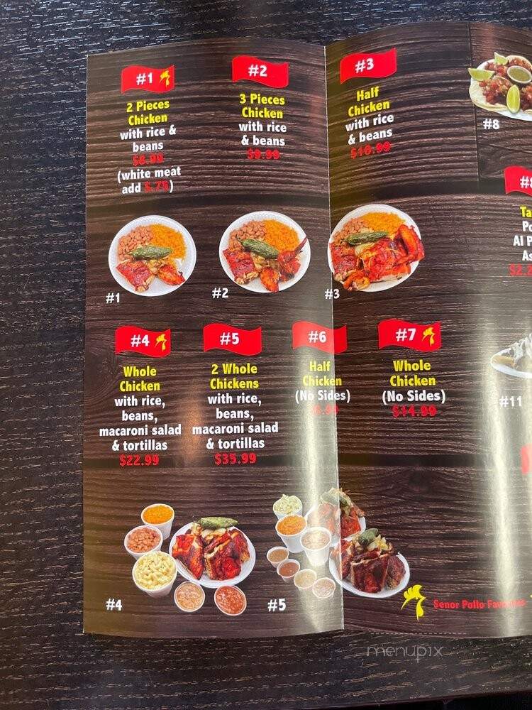 Senor Pollo Mexican Grill - Taylorsville, UT menu_pic