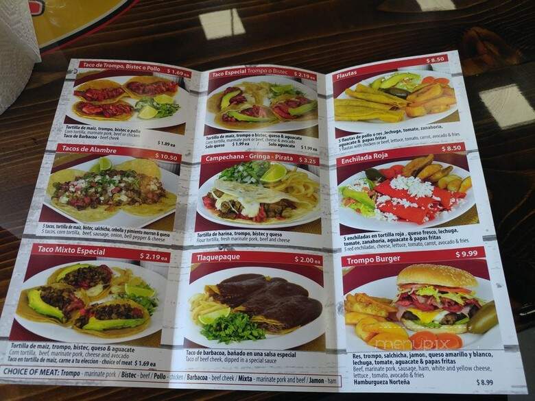 Fito's Tacos de Trompo - Grand Prairie, TX menu_pic