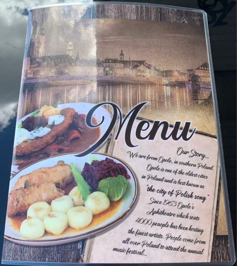 Opolska - Schaumburg, IL menu_pic