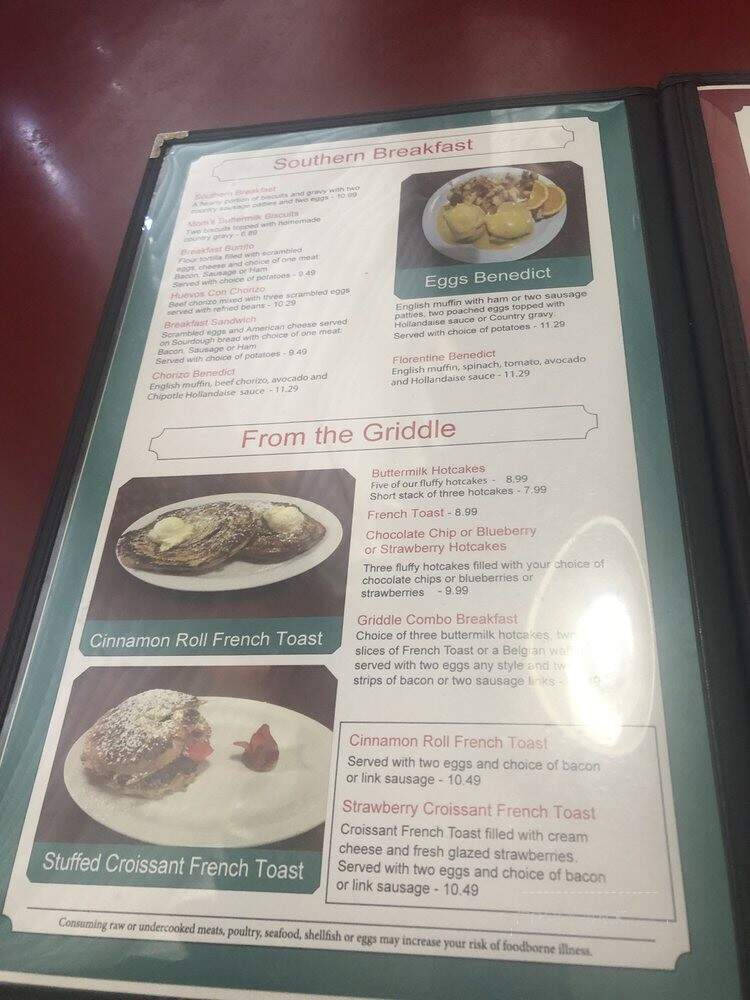 Rae's Cafe - La Mesa, CA menu_pic