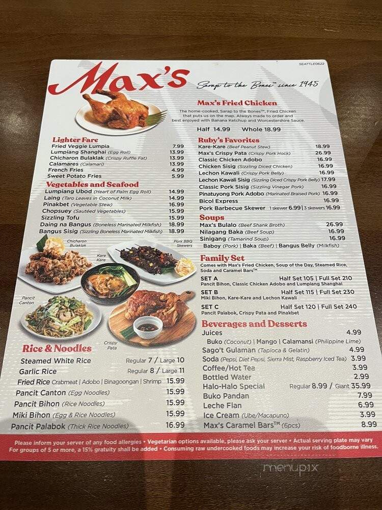 Max's Restaurant - Tukwila, WA