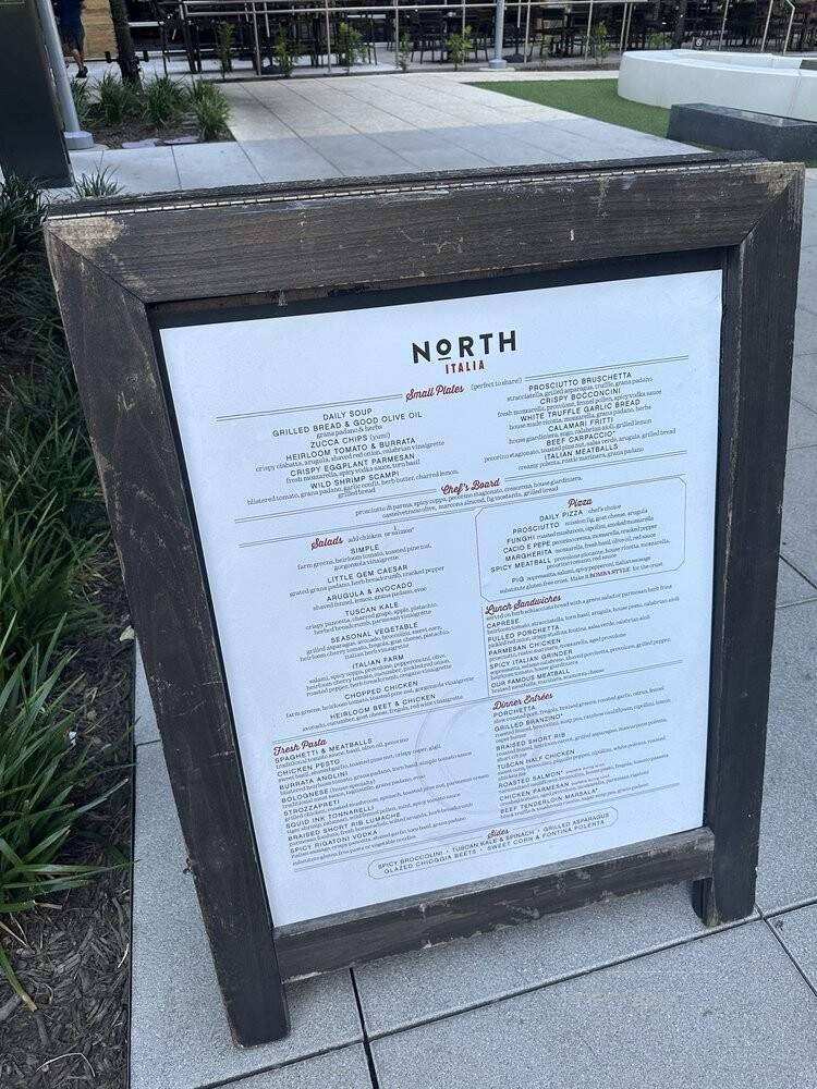 North Italia - Dallas, TX menu_pic