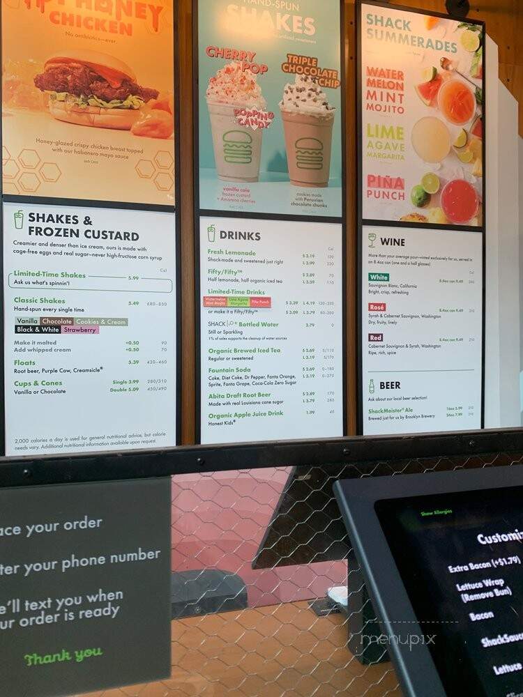 Shake Shack - Atlanta, GA menu_pic