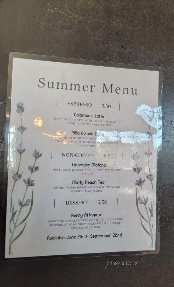 The Mugs - Diamond Bar, CA menu_pic