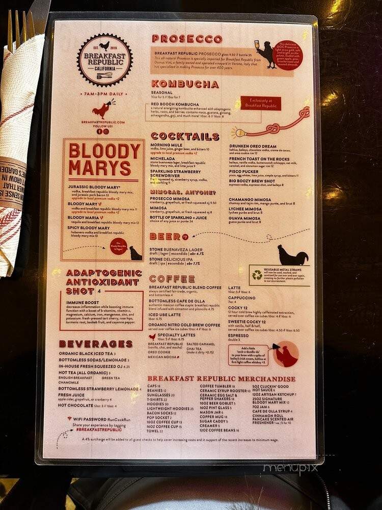 Breakfast Republic - Irvine, CA menu_pic