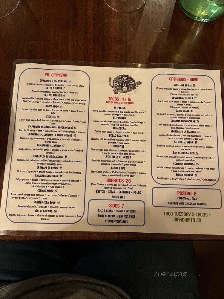 The Calaveras - New York, NY menu_pic