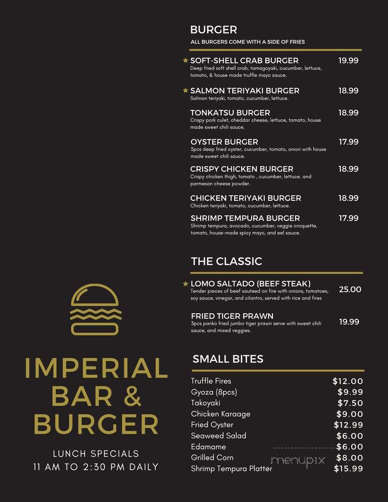 Imperial Lounge - Seattle, WA menu_pic