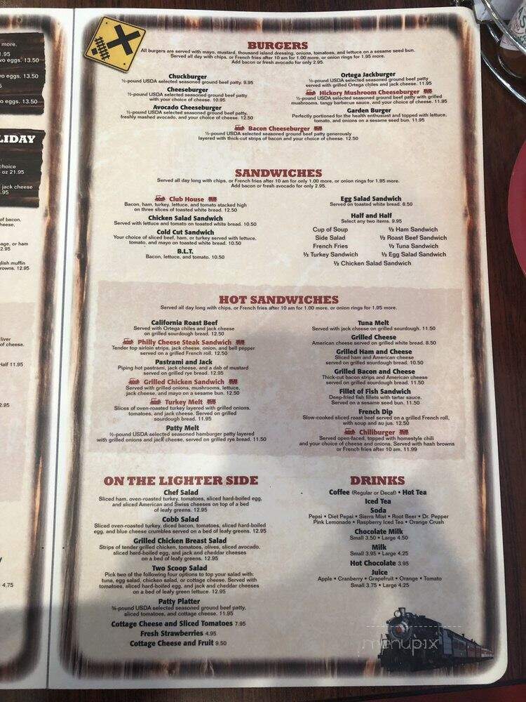 Crazy Otto's Diner - Valencia, CA menu_pic