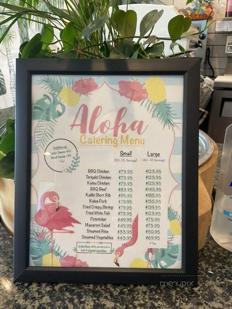 Aloha express - Visalia, CA menu_pic