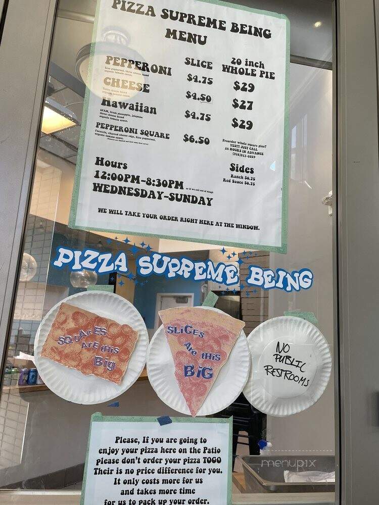 Pizza Supreme Being - Sacramento, CA