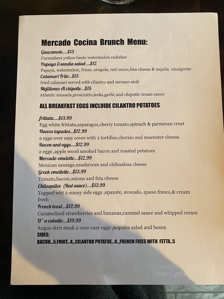 Mercado Cocina + Cantina - Glenview, IL menu_pic