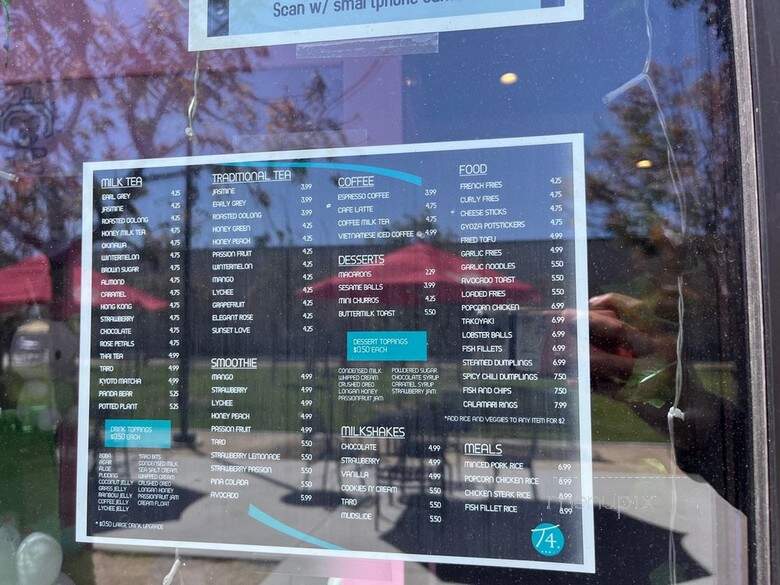 T4 Cafe - Northridge, CA menu_pic