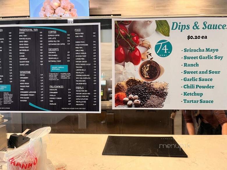 T4 Cafe - Northridge, CA menu_pic