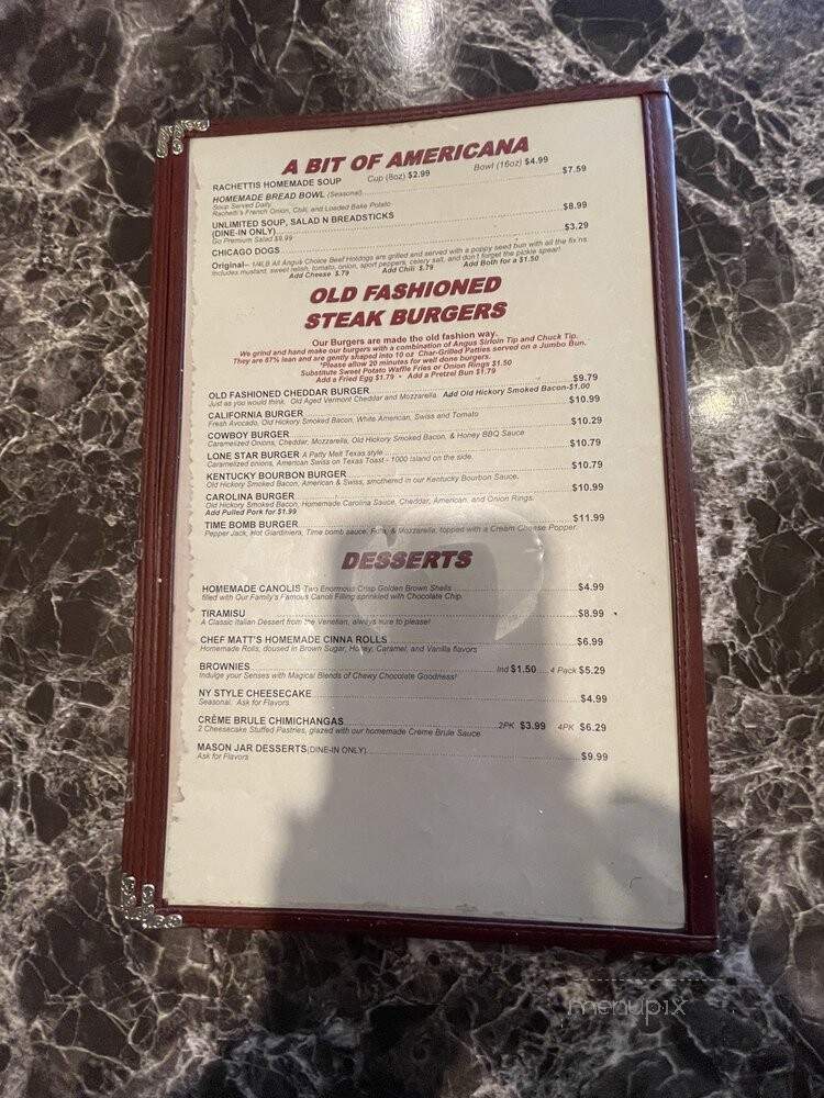 Rachetti's Cafe & Pizzeria - Flowery Branch, GA menu_pic