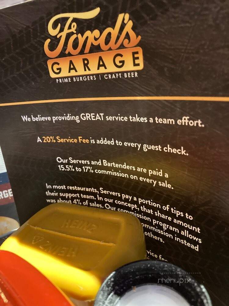 Ford's Garage Kissimmee - Kissimmee, FL menu_pic