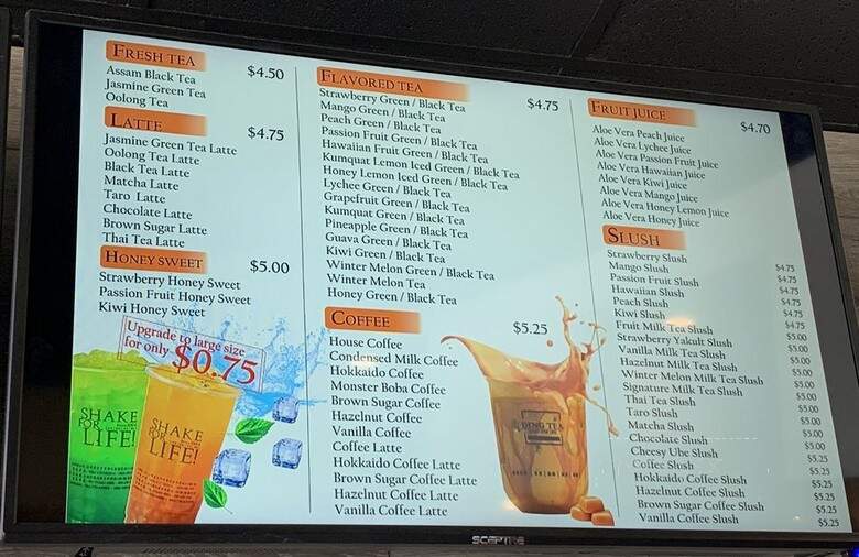 Ding Tea Cypress - Cypress, CA menu_pic