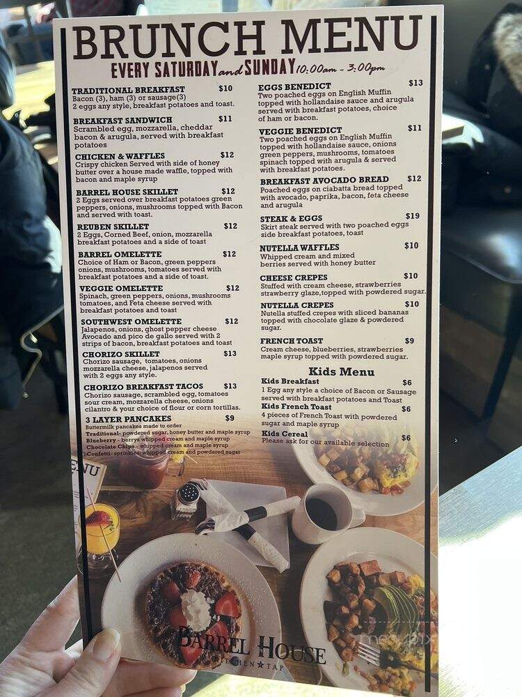 Barrel House Kitchen & Tap - Harwood Heights, IL menu_pic