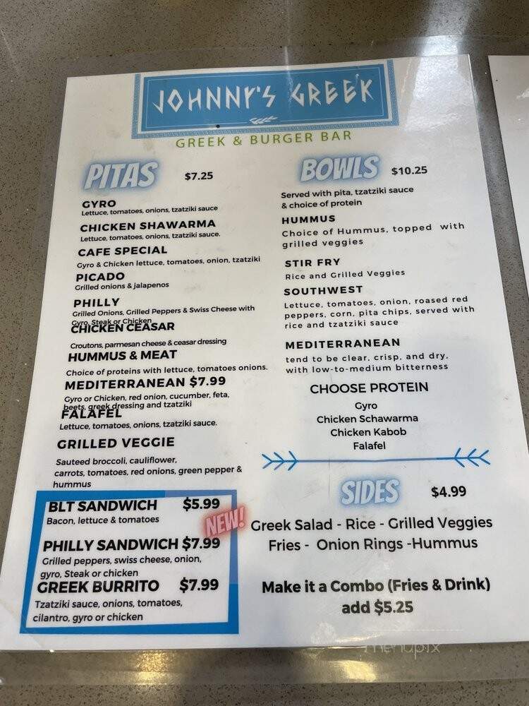 Johnny's Greek & Burger Bar - Chandler, AZ