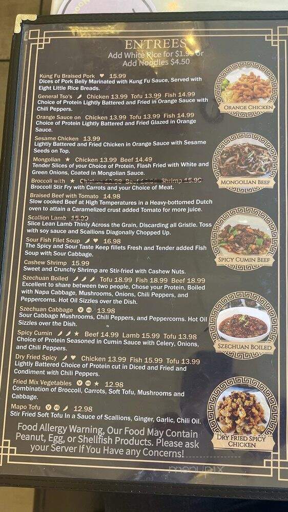 Noodles & Dumplings - El Paso, TX menu_pic